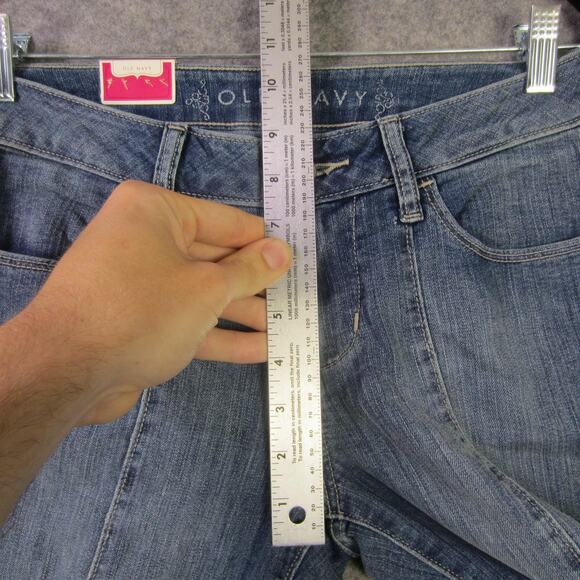 Old Navy Jeans Womens 8 Regular Blue Flirt Super Skinny Mid Rise Stretch Denim - Picture 5 of 10
